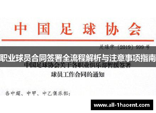 职业球员合同签署全流程解析与注意事项指南 职业球员合同签署全流程解析与注意事项指南